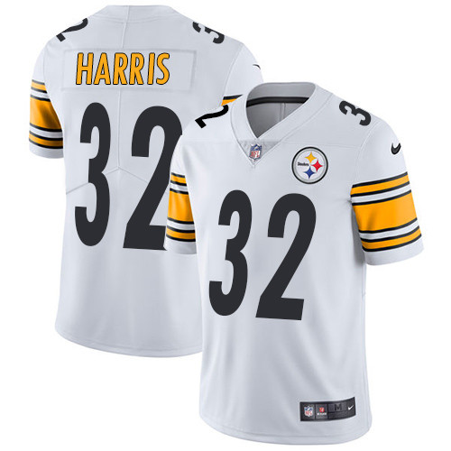 Men's Pittsburgh Steelers #32 Franco Harris White Vapor Untouchable Limited Stitched Jersey